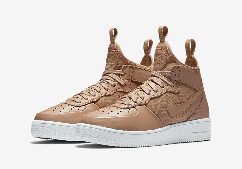 Air force 1 hot sale mid tan