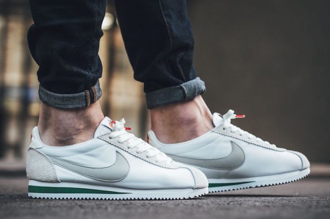 nike cortez classic nylon grey