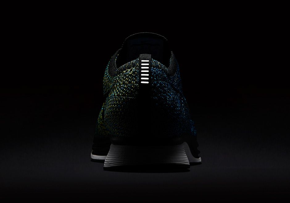 Nike Flyknit Racer Blue Glow Release Date 3M Heel