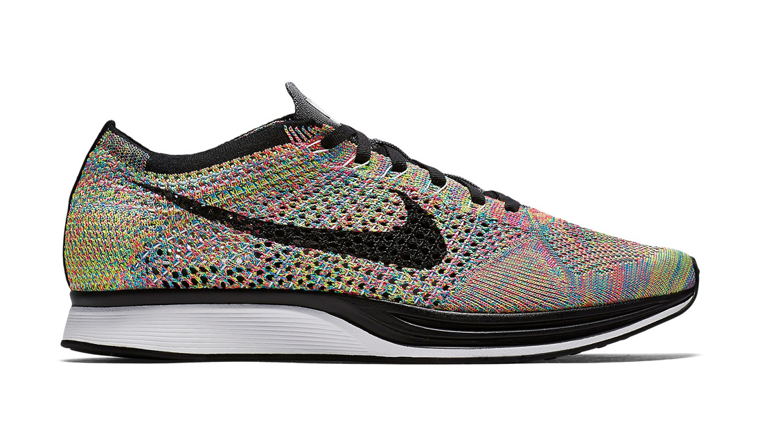 Top 10 Sneaker Releases of 2016 Nike Flyknit Racer Multicolor Grey Tongue