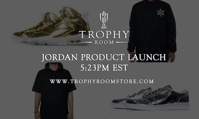 Trophy Room Air Jordan Restock December 2016