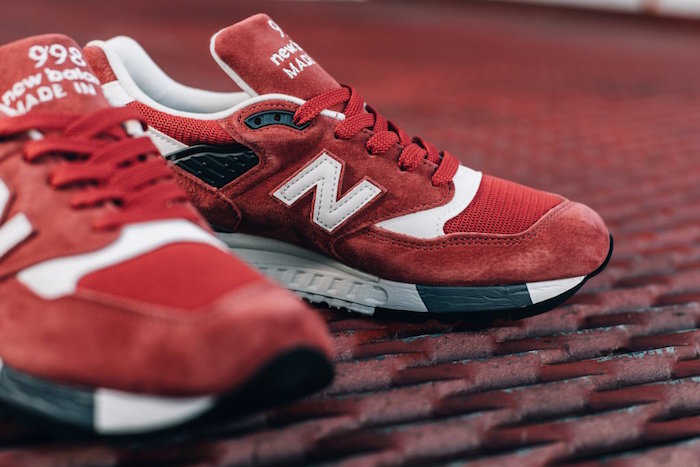 New Balance 998 Made in USA Red Suede-1