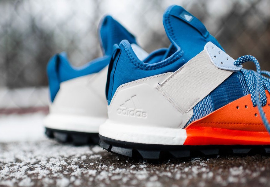 adidas Response Trail Boost Core Blue Orange