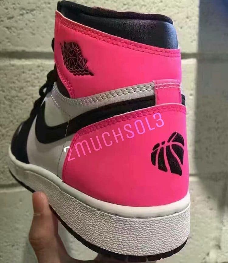 Air Jordan 1 Valentines Day 881426-009 Black Pink