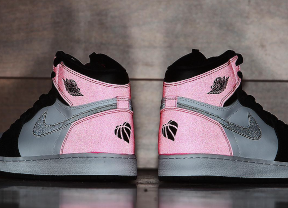 Air Jordan 1 Valentines Day 881426-009 Black Pink - SBD