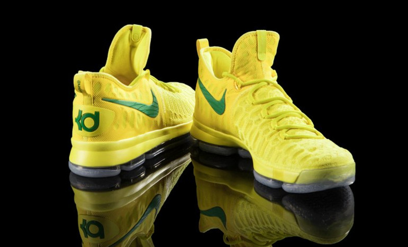 Nike KD 9 Oregon Ducks Yellow PE