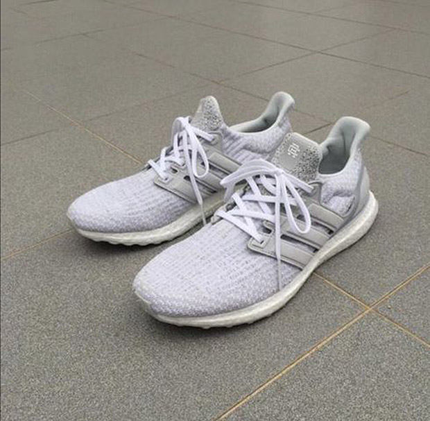 Reigning Champ adidas Ultra Boost White Grey BW1116