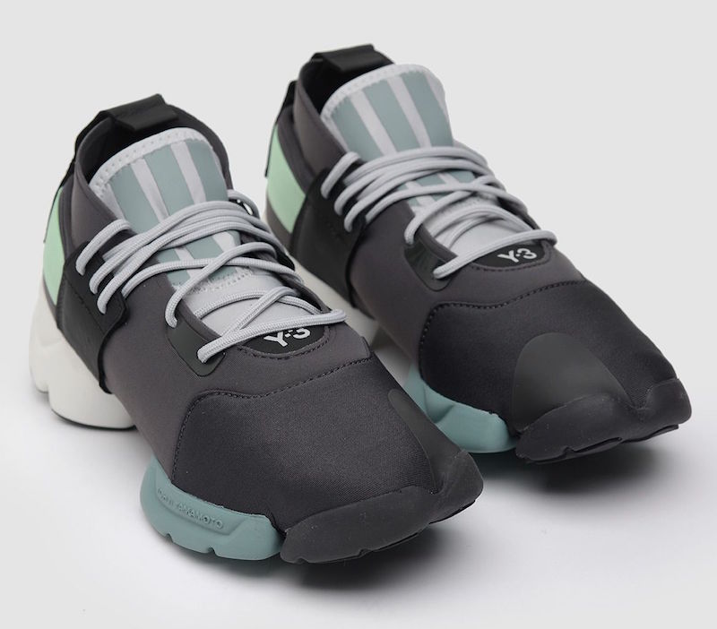 adidas Y-3 Kydo in Grey and Green | Sneakers Cartel