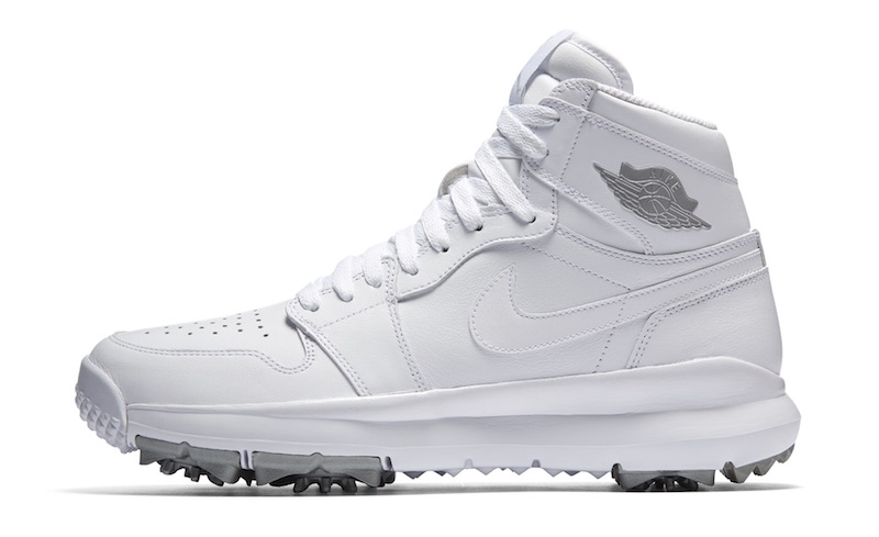 Air Jordan 1 Golf Shoe Chicago White Metallic
