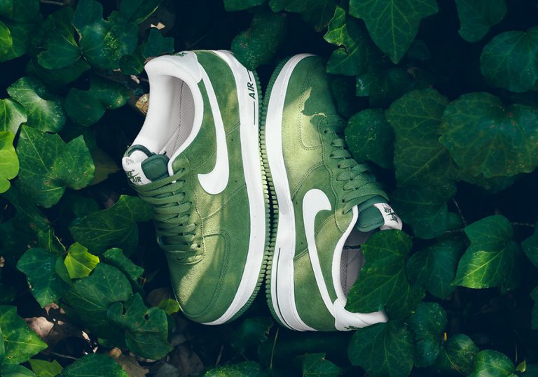 Nike Air Force 1 Low Palm Green Suede - Sneaker Bar Detroit
