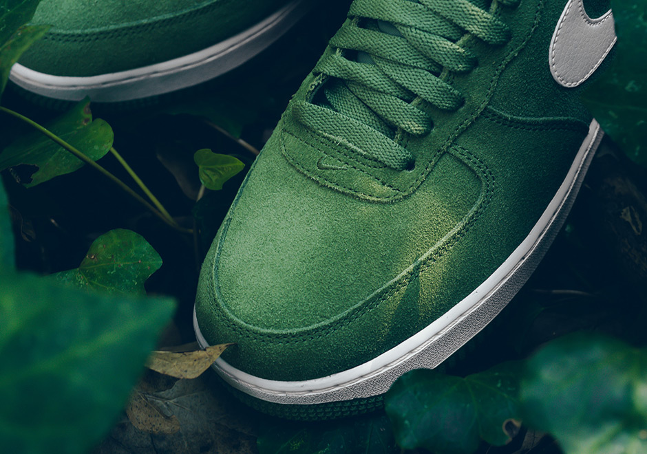nike air force 1 07 green suede