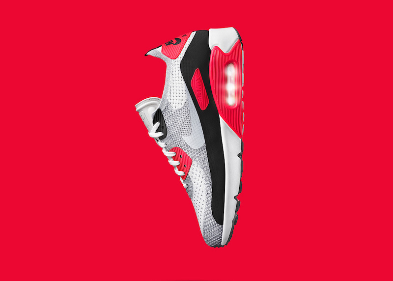 air max 90 infrared flyknit