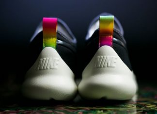Nike Aptare SE Anthracite Sail Rainbow Heel Tab