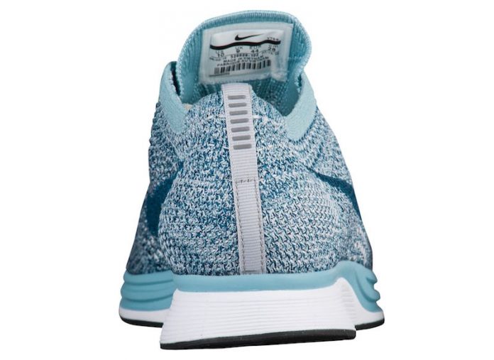 Men's shoes Nike Flyknit Racer White/ Legion Blue-Mica Blue