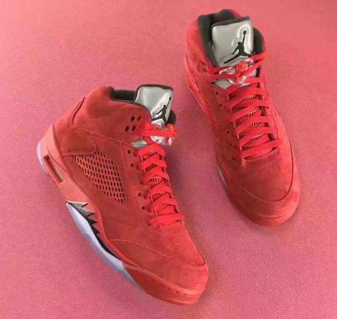 university red jordan 5