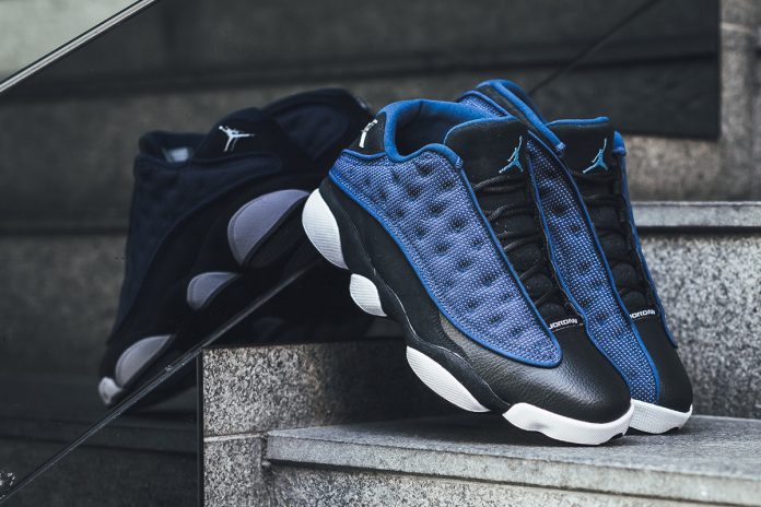 blue and black 13s
