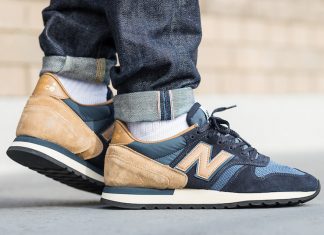 New Balance 770 Navy Beige Made in England