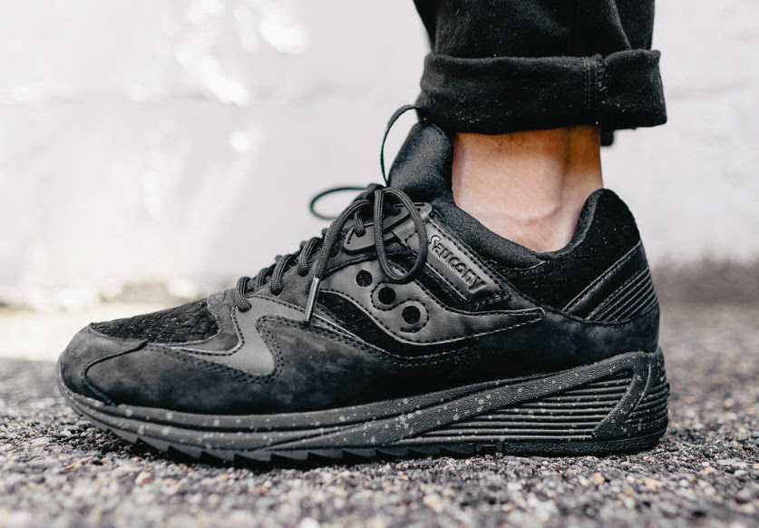 Saucony Grid 8500 Weave Triple Black 