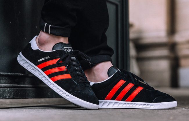 adidas Hamburg Core Black Red - Sneaker Bar Detroit