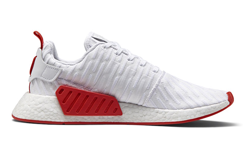 adidas NMD R2 White Red Release Date