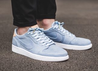 Air Jordan 1 Low OG Premium Ice Blue Vachetta Tan 905136-402