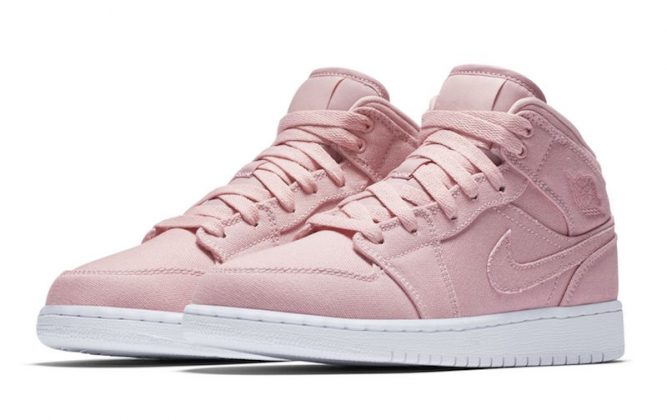 Air Jordan 1 Mid Easter Pack Pink Blue - Sneaker Bar Detroit