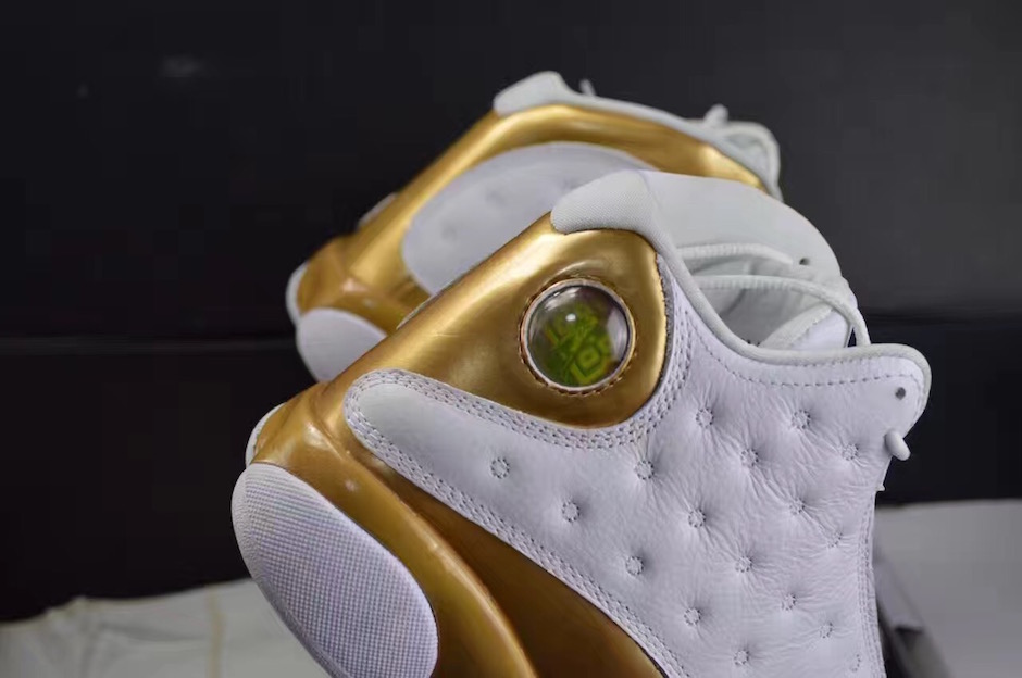white and gold 13s package