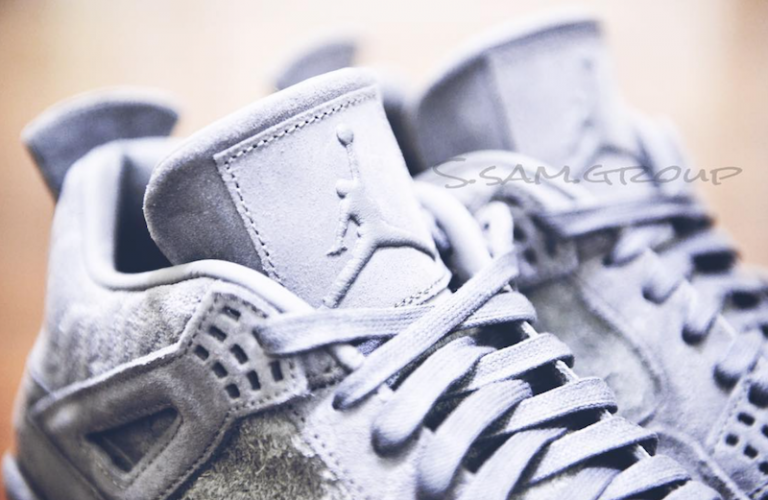 KAWS Air Jordan 4 Cool Grey Suede 930155-003 - Sneaker Bar Detroit
