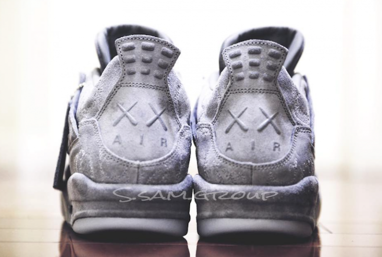 KAWS Air Jordan 4 Cool Grey Suede 930155-003 - Sneaker Bar Detroit