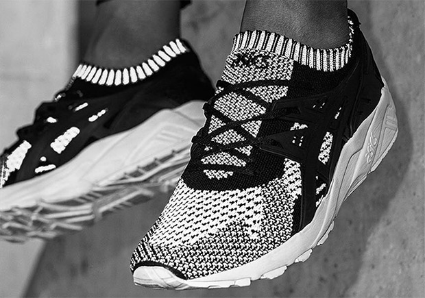 asics knit sneakers