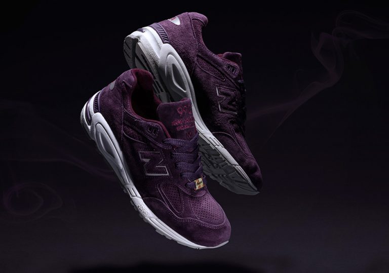 new balance 990v2 purple yellow