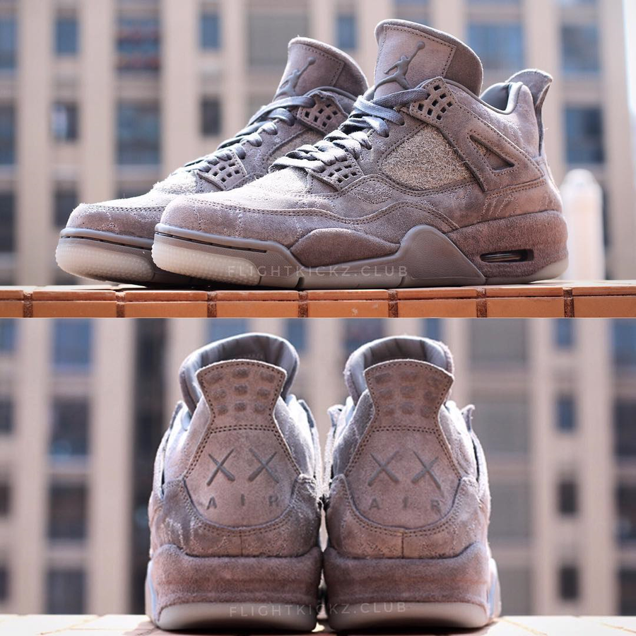 grey suede jordan 4