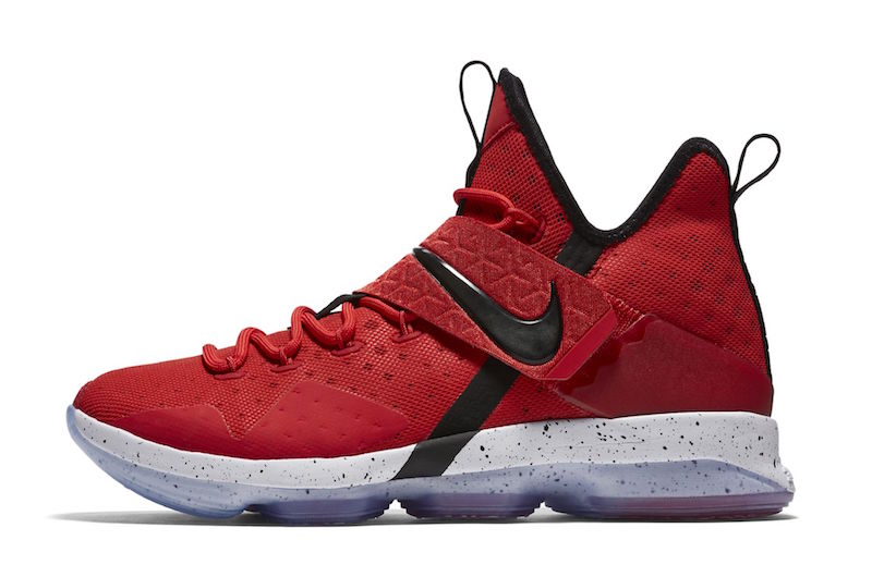 lebron 14 red and black