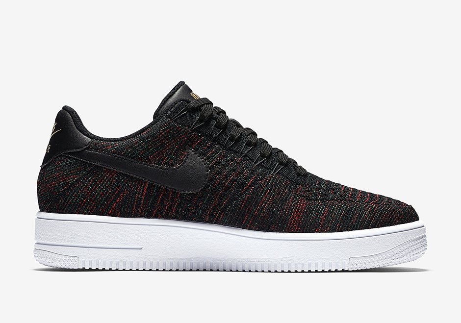 Nike Air Force 1 Flyknit Low Burgundy 817419-005