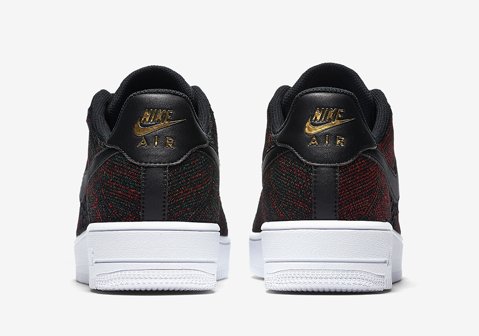 Nike Air Force 1 Flyknit Low Burgundy 817419-005