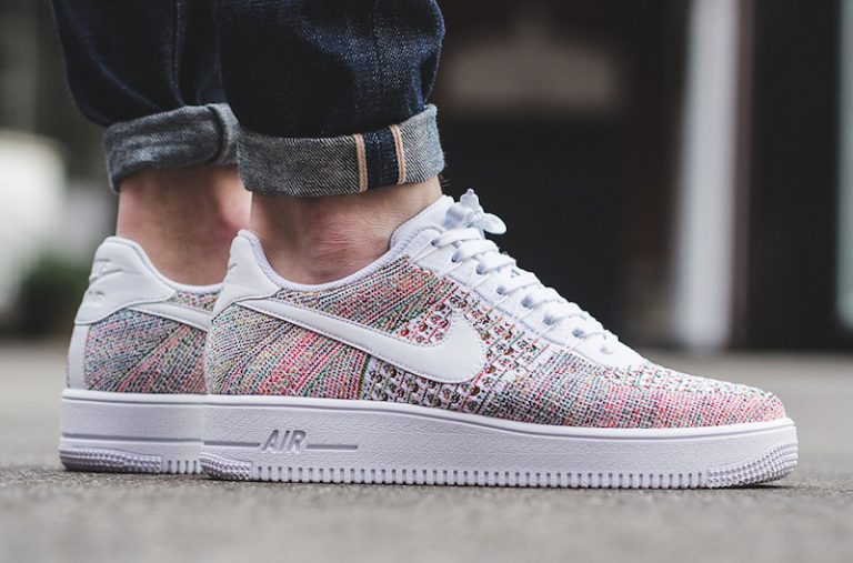 Nike Air Force 1 Ultra Flyknit Low White Multicolor - Sneaker Bar Detroit