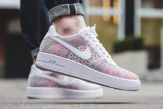 nike air force flyknit multicolor