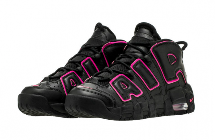 black and pink uptempo cheap online