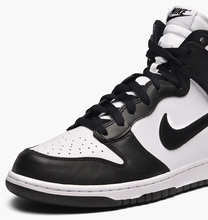 black and white dunk high