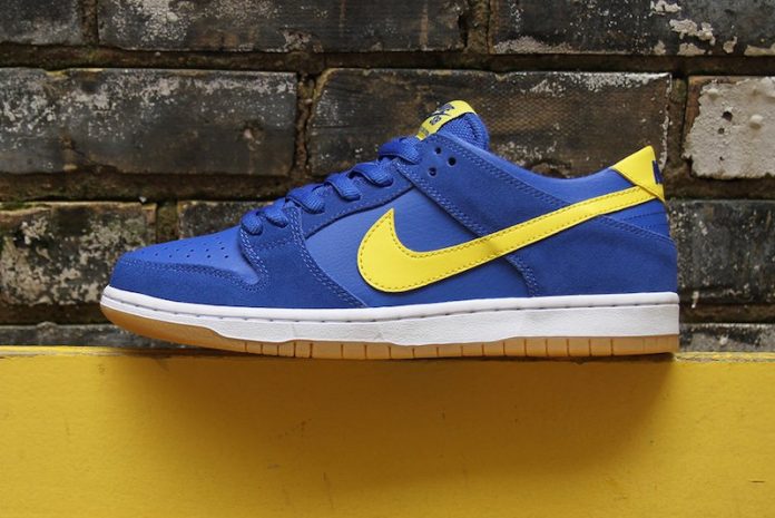 blue and yellow nike sb off 60 