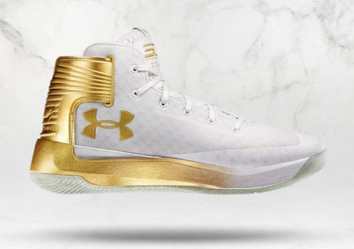buy \u003e steph curry white and gold shoes 