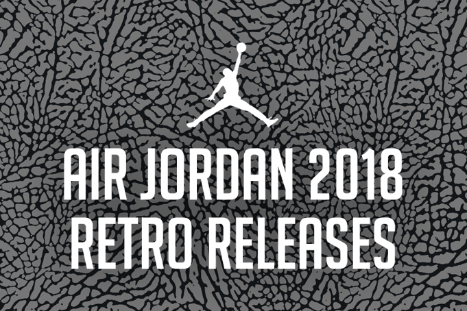 all jordan releases 2018