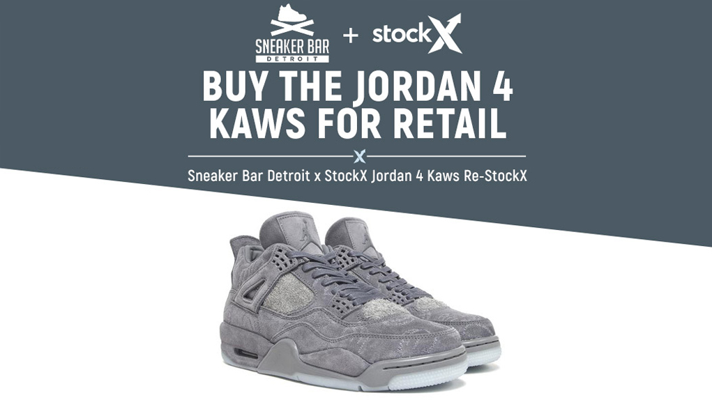 KAWS Air Jordan 4 Restock StockX