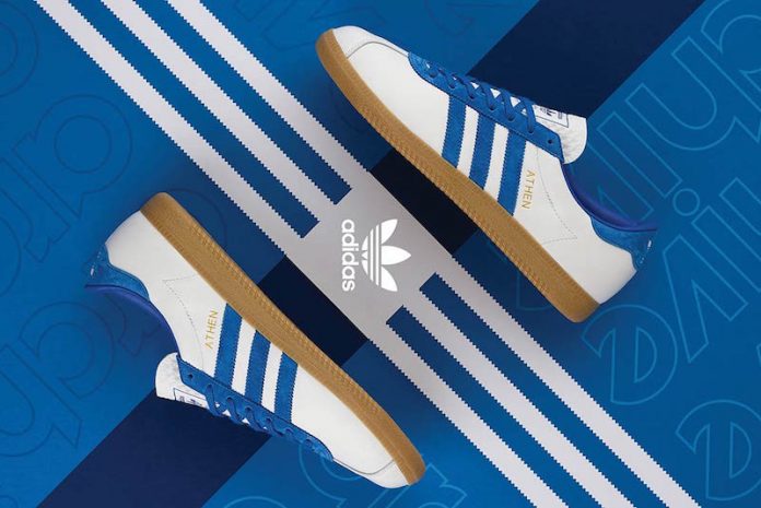 adidas Athen size? Exclusive White Blue Gum