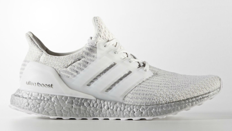 adidas Ultra Boost Crystal White Release Date style code: BA8922​