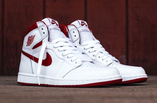 nike jordan 1 metallic red