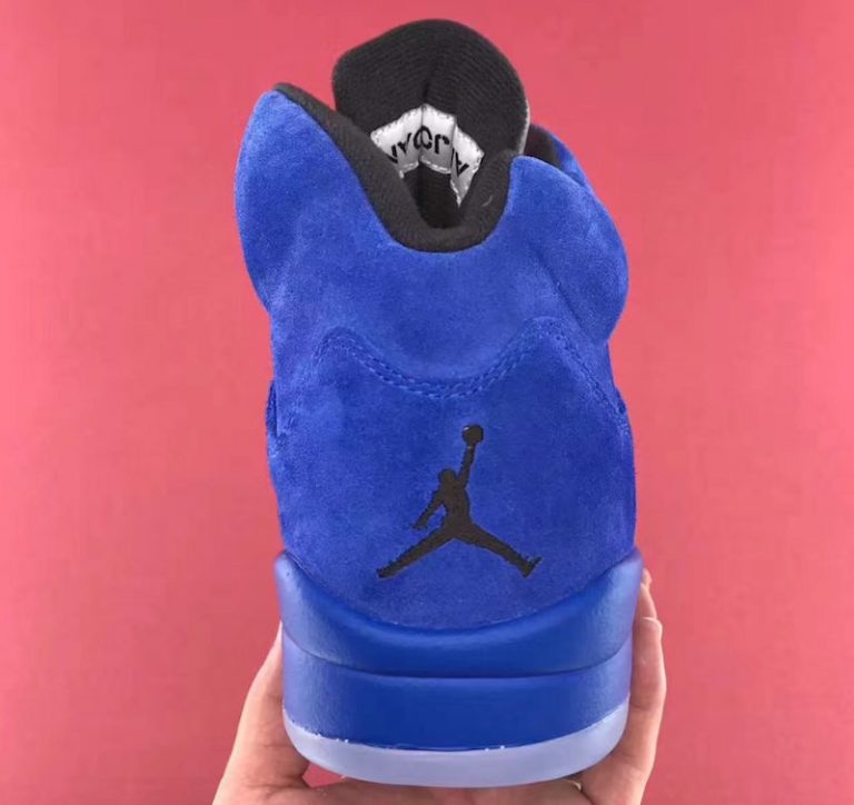 suede jordan 5 blue