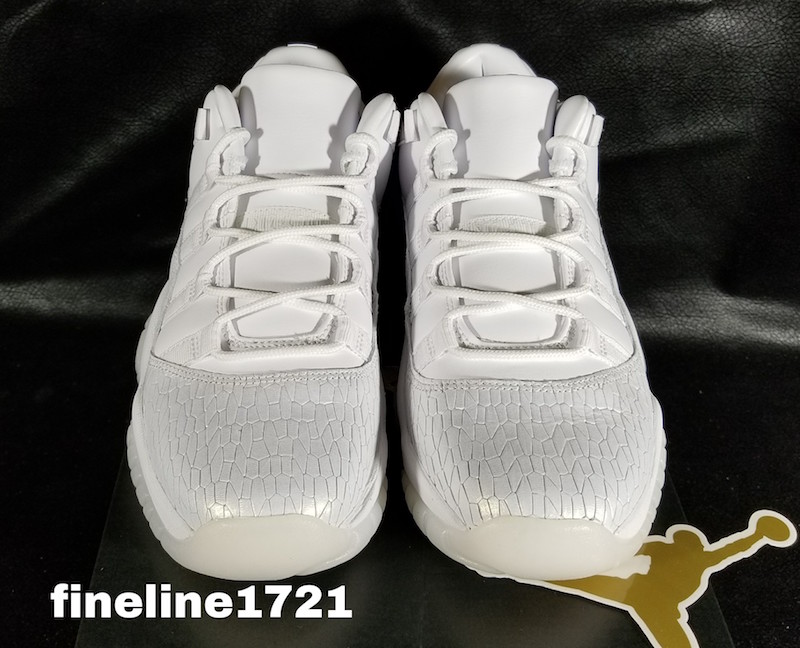 Jordan 11 Low Frost White Patent Leather