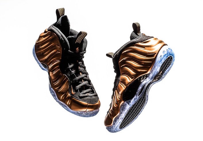 nike foamposite one copper