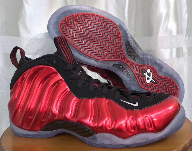 nike air foamposite one red